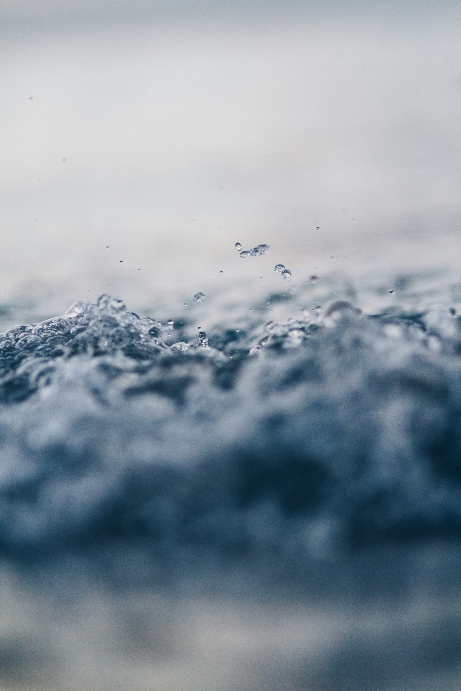 Flowing water